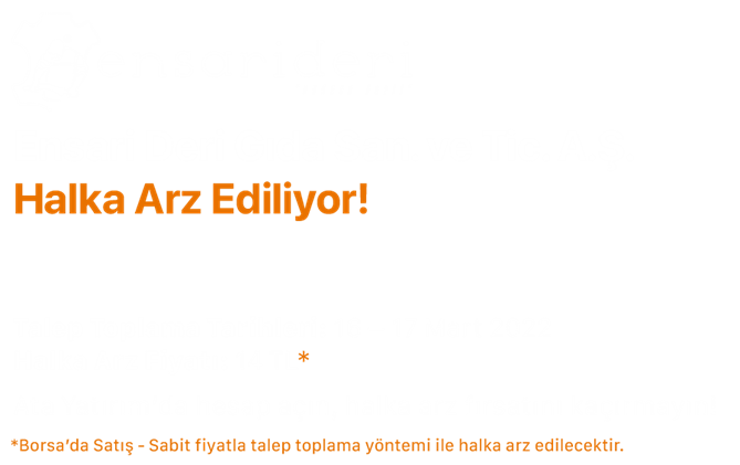 Ensari Deri Halka Arz Oluyor