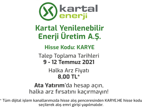 Kartal Yenilenebilir Enerji halka arz oluyor