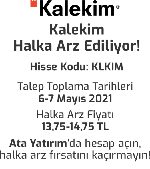 Kalekim halka arz oluyor