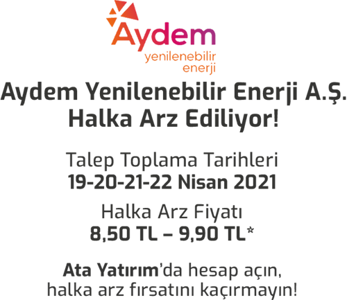 Aydem Yenilenebilir Enerji halka arz oluyor