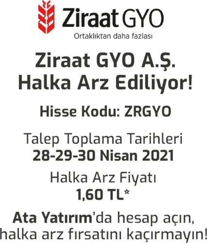 Ziraat GYO halka arz oluyor